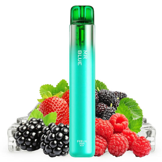 Vozol Neon Țigară Electronică De Unică Folosință 800 Inhalări Mr Blue 2ml 20mg Albastră