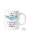 Mug Ceramic White 1pcs