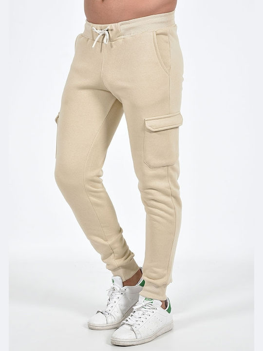 Clever Herren-Sweatpants Μπεζ