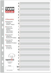 Typotrust Πλαστικά Διαχωριστικά για Έγγραφα A4 10τμχ