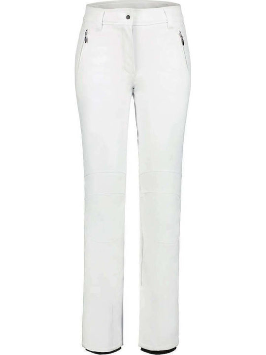Icepeak Entiant 454101380-980 Women's Trousers for Ski & Snowboard Soft Shell White