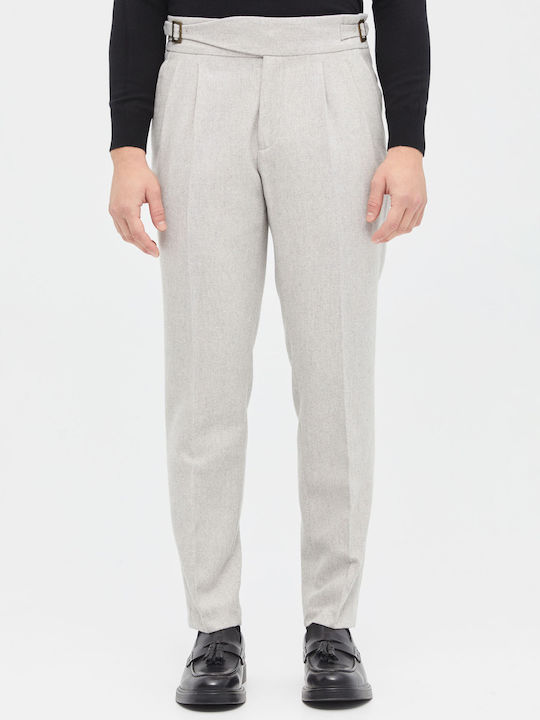 Aristoteli Bitsiani Men's Trousers Light Grey