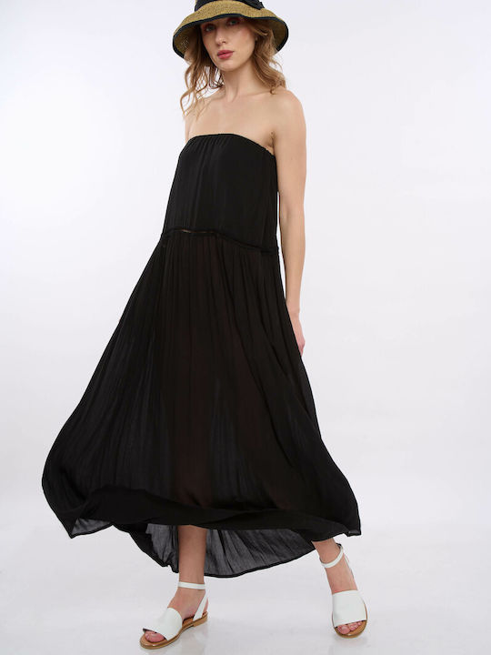 E-shopping Avenue Mini Φόρεμα BLACK