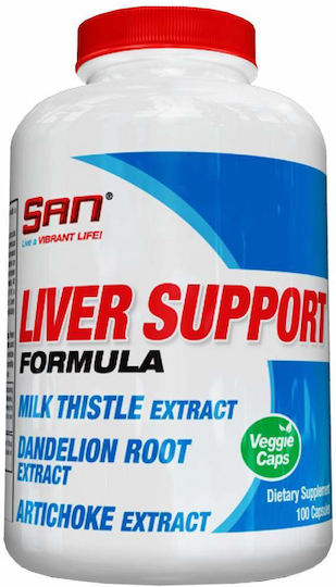 San Nutrition Liver Support Специално Хранителна Добавка 100 Капсули