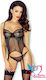 Demoniq Corset Sexy Dessous-Set Schwarz KOGIN001