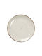 Espiel Terra Cream Plate Shallow made of Porcelain Orange with Diameter 26cm 6pcs