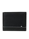 Leather Men's Wallet Cards with RFID Black