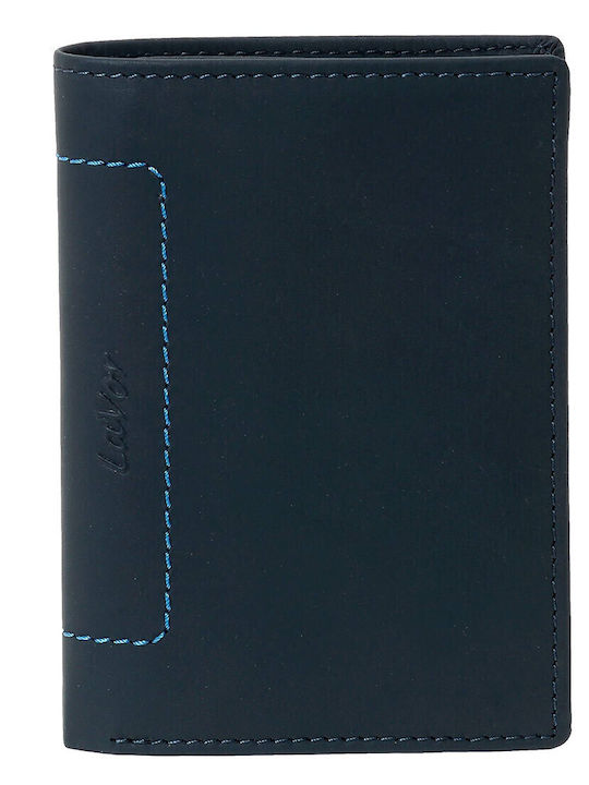 Lavor Δερμάτινο Ανδρικό Πορτοφόλι Καρτών με RFID Μπλε Lavor Δερμάτινο Ανδρικό Πορτοφόλι Καρτών με RFID Μπλε