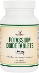 Double Wood Potassium Iodide 130mg 180 ταμπλέτες