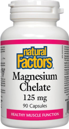 Natural Factors Chelate 125mg 90 Mützen Natural