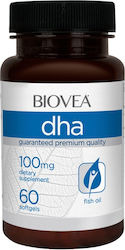 Biovea Омега 3 Масло От Черен Брод На Треска 100мг 60 Меки Капсули Biovea Омега 3 Масло От Черен Брод На Треска 100мг 60 Меки Капсули
