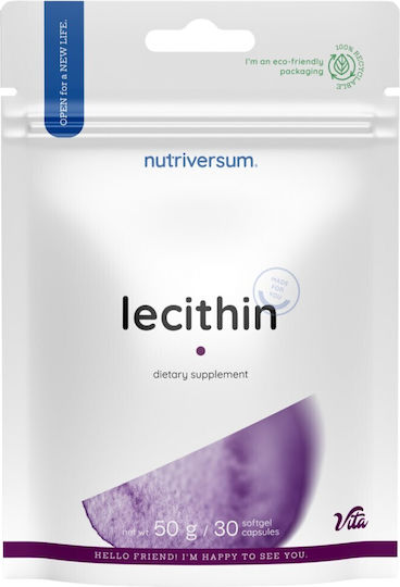 Nutriversum Lecithin 1200mg 30 μαλακές κάψουλες