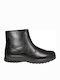 Black Men's Boots with Zipper