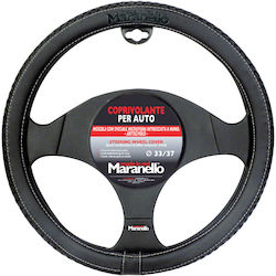 Maranello Auto-Lenkradabdeckung mit Durchmesser 33-37cm Mikrofaser Schwarz Maranello Auto-Lenkradabdeckung mit Durchmesser 33-37cm Mikrofaser Schwarz