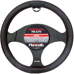 Maranello Auto-Lenkradabdeckung mit Durchmesser 33-37cm Mikrofaser Schwarz Maranello Auto-Lenkradabdeckung mit Durchmesser 33-37cm Mikrofaser Schwarz