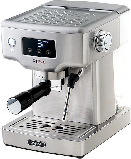 Gruppe Automatic Espresso Machine 1465W Pressure 19bar Silver EM3207