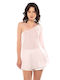 E-shopping Avenue Women's Blouse with One Shoulder Pink