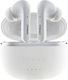 Intenso T302A In-ear Bluetooth Handsfree Ακουστικά με Θήκη Φόρτισης Λευκά
