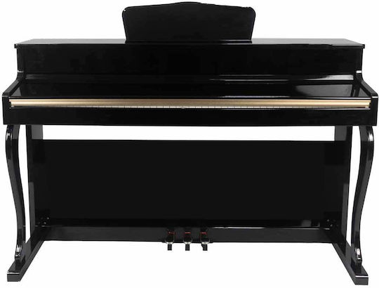 Parker Acustic În poziție verticală Pian JDP-140P cu 88 Ponderat Clape Negru