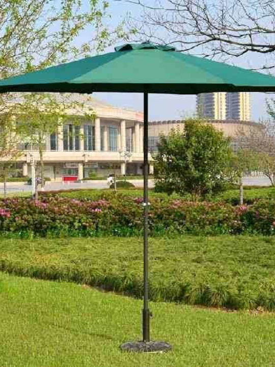 Umbrelă Pătrată Din Aluminiu Verde 1.4x1.4m