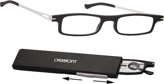 Oramont Reading Glasses +1.00 Pocket In Black Colour 1146