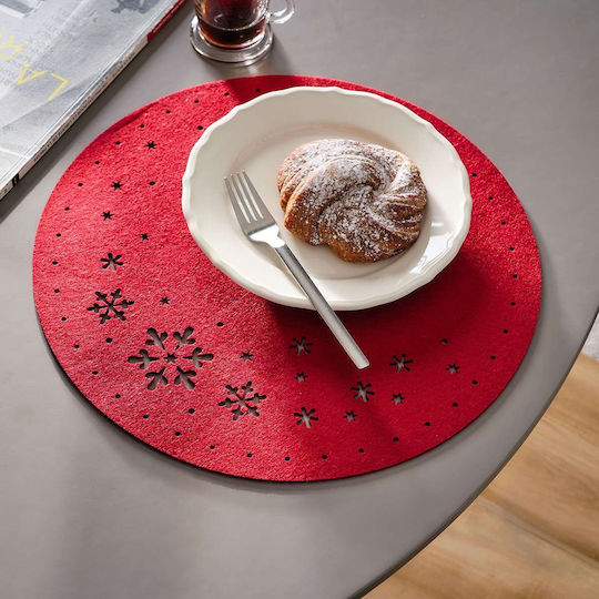 Gofis Home Placemats din Felt Roșu 1buc