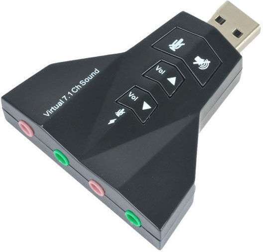 Външна USB Звукова карта 7.1 1080