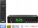 Evolveo Alpha T2 DT-3055-T2-HEVC Mpeg-4 Digital Receiver HD (720p) with PVR (Record to USB) Function Connections SCART / HDMI / USB