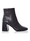 Restore Leder Stiefeletten Damen Schwarz