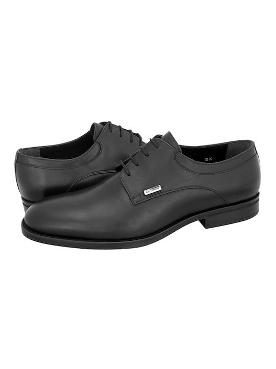 Guy Laroche Men's Leather Dress Shoes Black