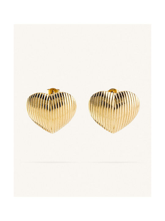 StanStefan Earrings made of Steel Gold Plated