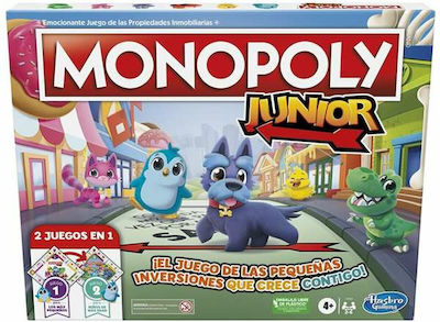 Hasbro Настолна Игра Monopoly Junior Hasbro (ES) за 2-6 Играчи 8+ Години (ES)