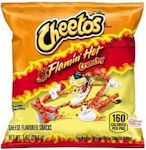 Cheetos Puffed Snacks Flamin Hot made from Corn Spicy 35gr