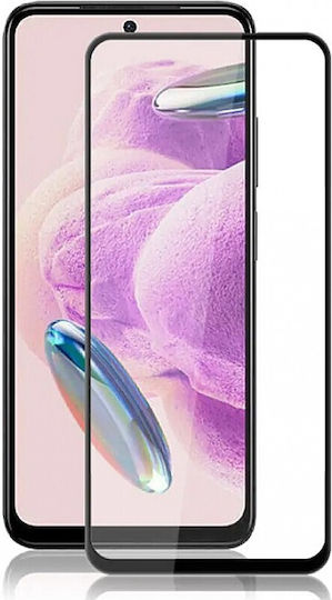 Adeziv complet Full Face Tempered Glass Negru (Redmi Note 12S)