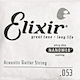 Elixir Nanoweb Μονή Χορδή 80/20 Bronze Ακουστικής Κιθάρας 53"