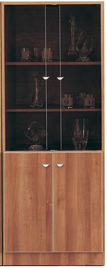 Μπουφές Ξύλινος Μελι 70x35x180cm