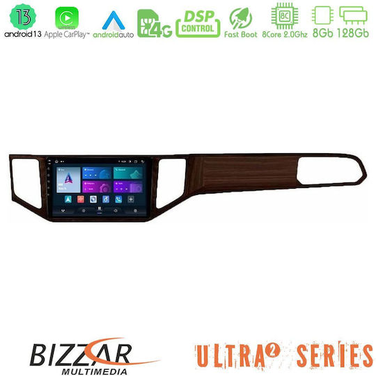 Bizzar Auto-Audiosystem für Volkswagen Sportwagen 2014-2020 (Bluetooth/USB/WiFi/GPS/Apple-Carplay/Android-Auto) mit Touchscreen 9"