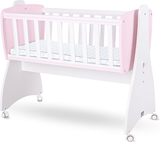 Lorelli Λίκνο First Dreams με Ρόδες White/Orchid Pink