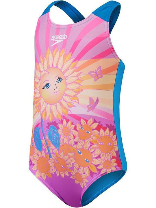 Speedo Îmbrăcăminte de Înot pentru Copii O singură bucată Baby Digital Printed Roz