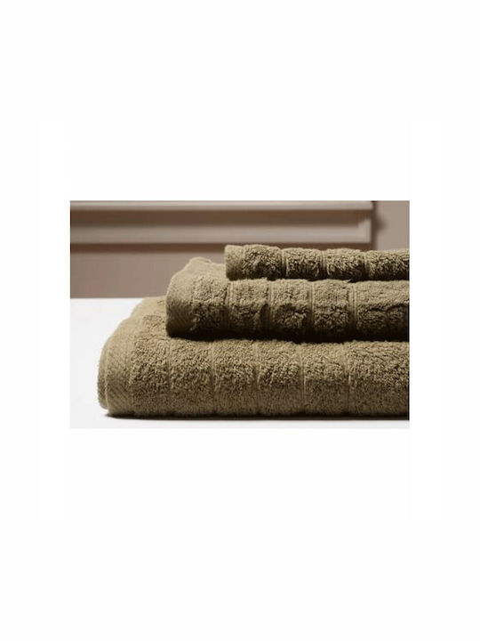 Melinen 3pc Bath Towel Set Haki