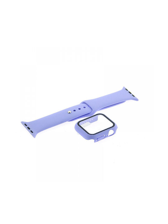 Silicone Case in Purple color for Smart Watch Apple 42/44mm