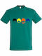 The Beatles Band, Multicolor, Music T-shirt Πολύχρωμο Βαμβακερό Emerald