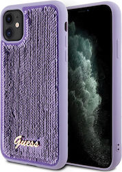 Guess Sequin Script Metal Μωβ (iPhone 11) Guess Sequin Script Metal Μωβ (iPhone 11)
