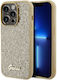 Guess Back Cover Plastic Gold (iPhone 14 Pro Max)