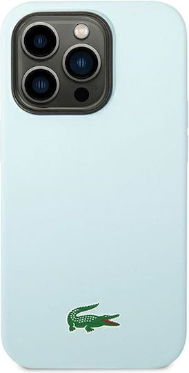 Lacoste Silicone Croc Logo Magsafe Back Cover Πλαστικό Γαλάζιο (iPhone 11)