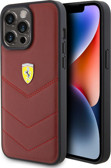 Ferrari Back Cover Plastic Red (iPhone 15 Pro Max)