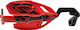 Cycra Motorcycle Protective Hand Guards in Red Colour