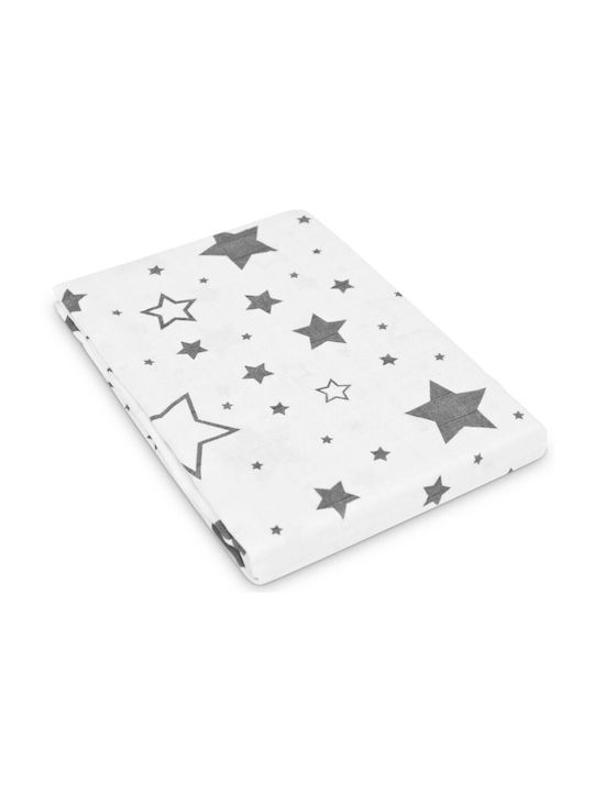 Sensillo Muslin Swaddle Wrap White 120x120cm.