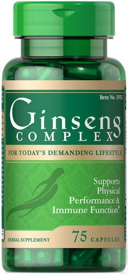 Puritan's Pride Ginseng Complex Besonderes Nahrungsergänzungsmittel 75 Kapseln