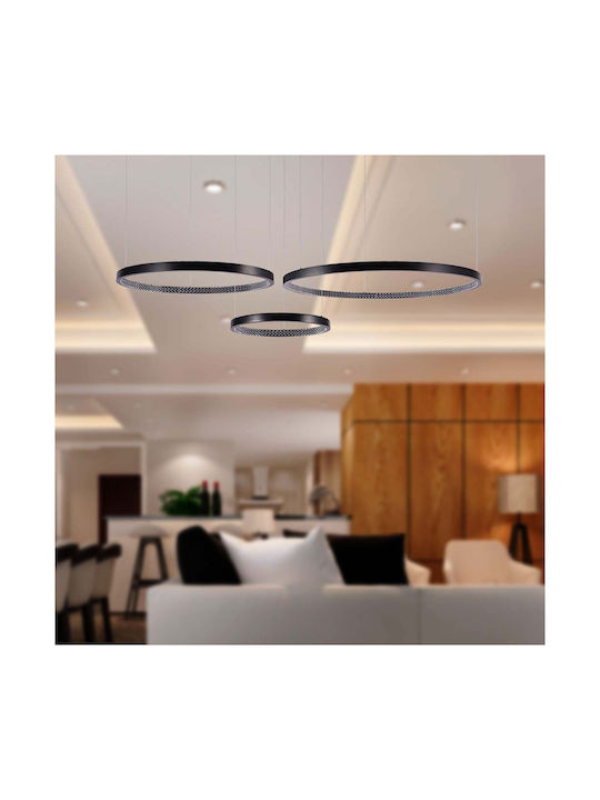V-TAC Designer Κρεμαστό Φωτιστικό Μαύρο LED με ...